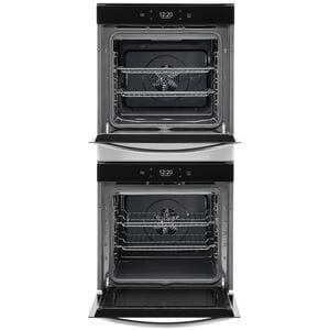 Whirlpool 24 in. 5.8 cu. ft. Smart Front Control Electric Double Wall Oven with True European Convection - Fingerprint Resistant Stainless, Fingerprint Resistant Stainless, hires