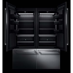 JennAir 30 in. 16.2 cu. ft. Built-In Counter Depth Bottom Freezer Refrigerator with Internal Water Dispenser - Custom Panel Ready, , hires