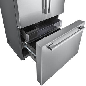 LG Studio 36 in. 26.5 cu. ft. Smart Counter Depth French Door Refrigerator with Internal Water Dispenser - PrintProof Stainless Steel, PrintProof Stainless Steel, hires