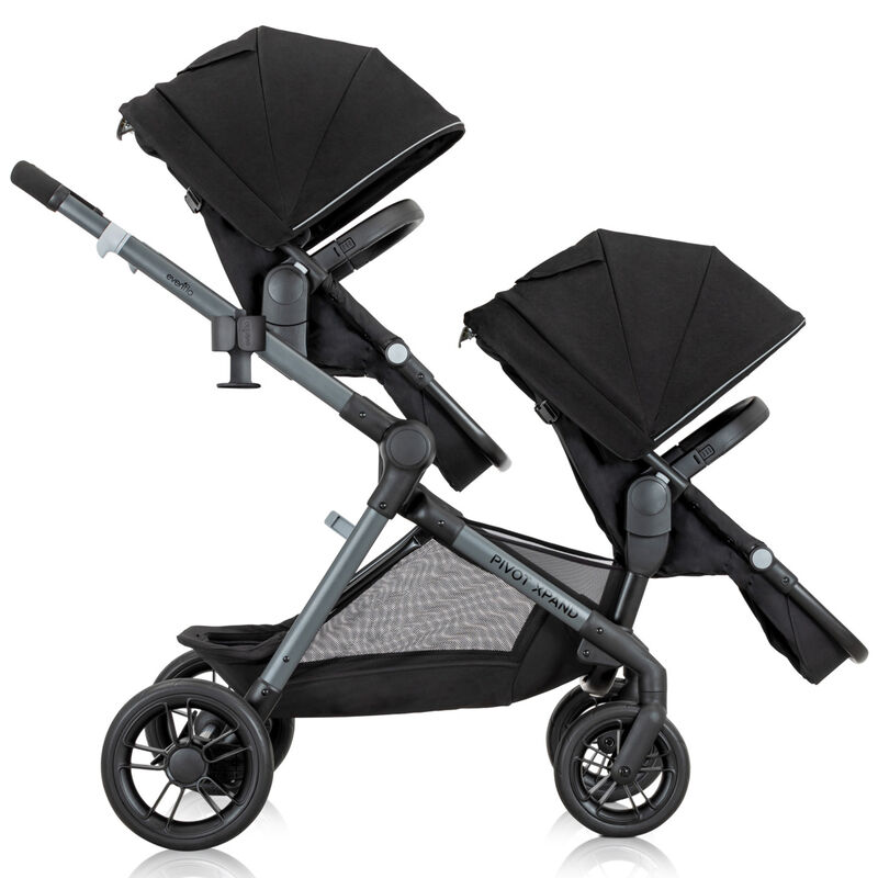 Evenflo Pivot Xpand Stroller Second Toddler Seat - Ayrshire Black, , hires