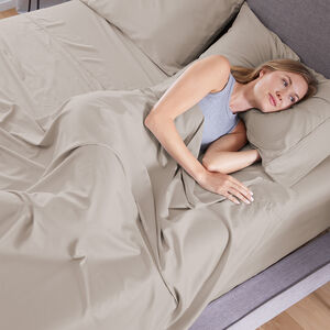 BEDGEAR Basic Full Size Sheet Set - Beige, , hires