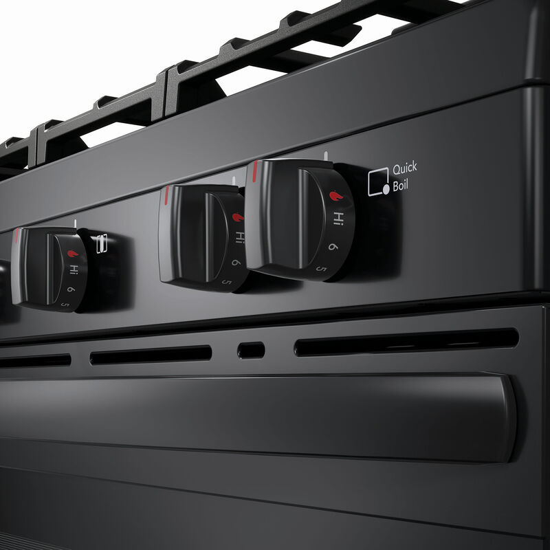 Frigidaire 30 in. 5.1 cu. ft. Gas Range with 5 Sealed Burners - Black, , hires