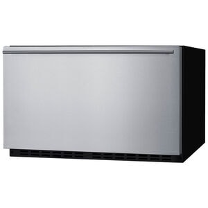 Summit 30 in. 2.5 cu. ft. Single Refrigerator Drawer - Stainless Steel/Panel Ready, , hires