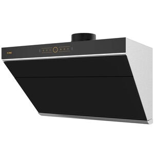 Fotile Prestige 36 in. Ducted Standard Style Range Hood with 1000 CFM, 4 Fan Speeds & 2 LED Lights - Onyx Black, , hires