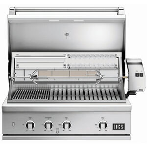 DCS Series 9 36 in. 2-Burners Built-In Liquid Propane Gas Grill with Rotisserie, Sear Burner & Smoker Box - Stainless Steel, , hires