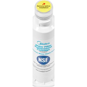 Midea Twist-In Water Filter for French Door Refrigerators - White, , hires