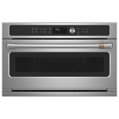 Cafe 30 in. 1.7 cu. ft. 975W Built-In Microwave with Convection & Sensor Cooking - Stainless Steel | CWB713P2NS1