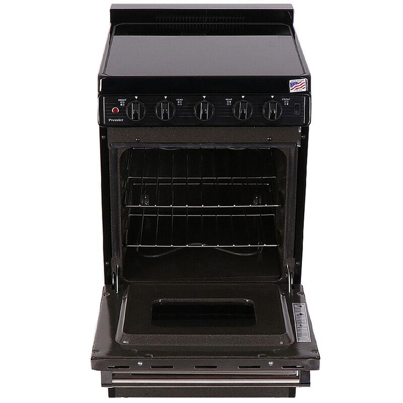 Premier 20 in. 2.4 cu. ft. Electric Range with Smoothtop Burners - Stainless Steel, , hires