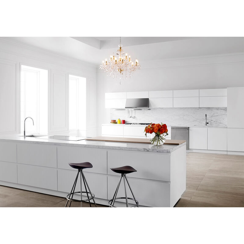 Signature Kitchen Suite 30 in. 5-Burner Smart Natural Gas Cooktop with Griddle, Simmer Burner & Power Burner - Stainless Steel, , hires