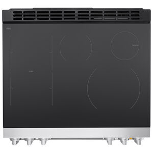 LG Signature 30 in. 6.3 cu. ft. Smart Air-Fry True European Convection Slide-in Electric Range with 4 Induction Burners & 1 Radiant Burner - PrintProof Stainless Steel, , hires