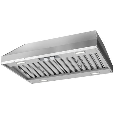 Zephyr 36 in. Ducted Canopy Pro Style Style Range Hood with 1200 CFM, 3 Fan Speeds & 4 LED Lights - Stainless Steel | AK9834BS