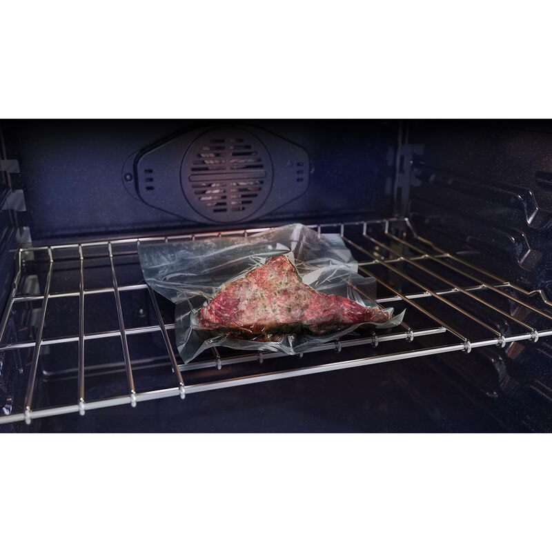 Samsung 30 in. 5.1 cu. ft. Smart Steam Electric Single Wall Oven with Dual Convection - Matte Black, , hires