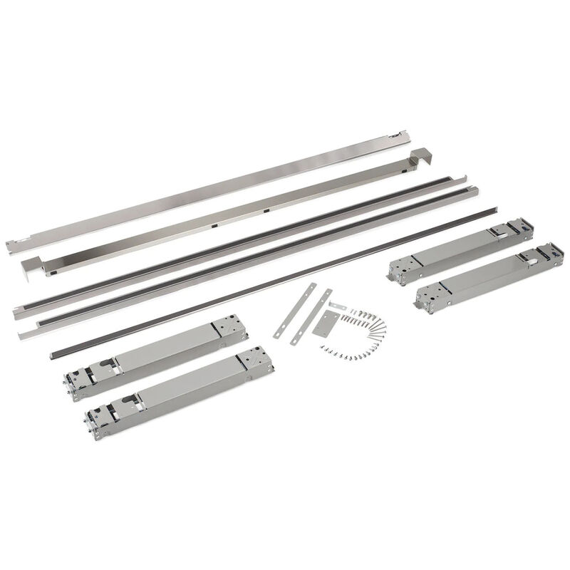 Frigidaire Professional 75 in. Dual Flat Design Refrigerator Trim Kit - Stainless Steel, , hires