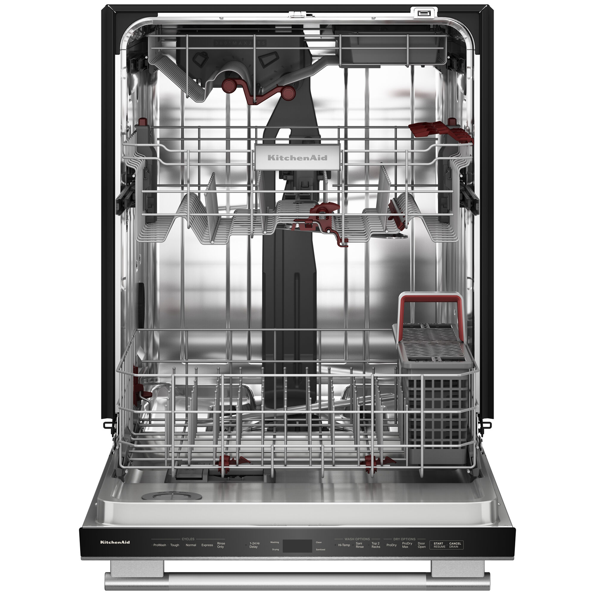 KitchenAid 24 in. Top Control Dishwasher with 44 dBA Sound Level