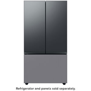 Samsung BESPOKE 3-Door French Door Bottom Panel for Refrigerators - Stainless Steel, , hires