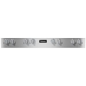 Miele 48 in. 8-Burner LP Gas Rangetop with Simmer Burner & Power Burner - Stainless Steel, , hires
