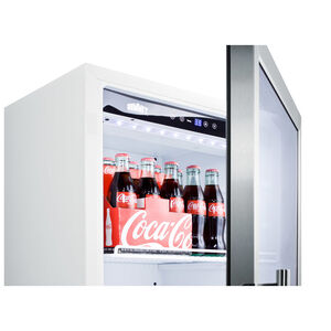 Summit Commercial 22 in. 9.0 cu. ft. Beverage Center with Adjustable Shelves & Digital Control - Stainless Steel, , hires