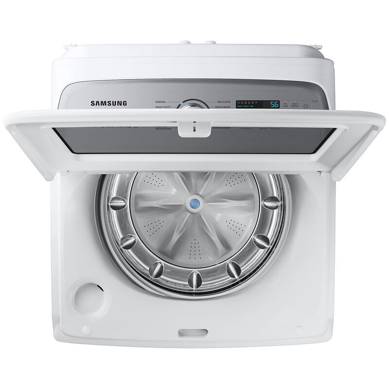 Samsung 27 in. 5.2 cu. ft. Smart Top Load Washer with Super Speed Wash - White, , hires