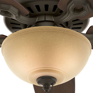 Hunter 52 inch Builder Ceiling Fan with LED Light Kit and Pull Chain - New Bronze, Bronze, hires