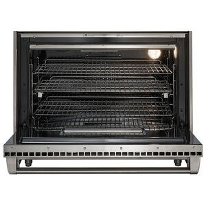 Wolf 36 in. 5.5 cu. ft. Oven Freestanding Gas Range with 6 Sealed Burners - Stainless Steel, , hires