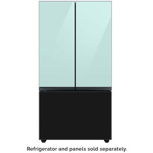 Samsung BESPOKE 3-Door French Door Bottom Panel for Refrigerators - Charcoal Glass, , hires