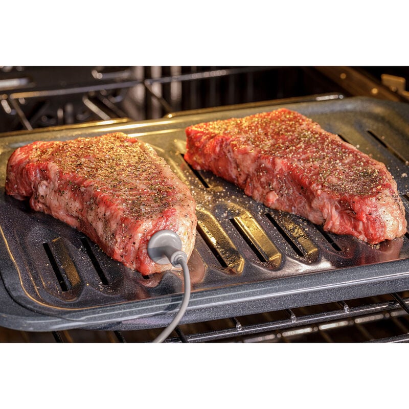 GE Profile 30 in. 5 cu. ft. Smart Electric Single Wall Oven with True European Convection - Stainless Steel, Stainless Steel, hires