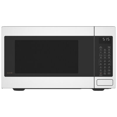 Cafe 22 in. 1.5 cu.ft Countertop Smart Microwave with 10 Power Levels & Sensor Cooking Controls - Matte White | CEB515P4NWM