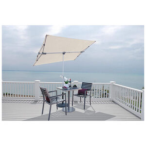 SimplyShade Capri 5'x 7' Rectangle Balcony Umbrella - Green, , hires