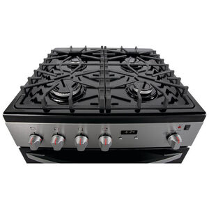 Frigidaire 24 in. 1.9 cu. ft. Gas Range with 4 Sealed Burners - Stainless Steel, Stainless Steel, hires