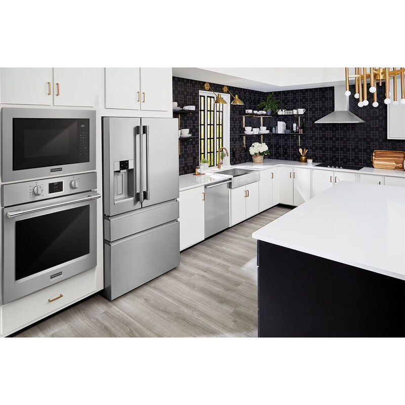 Frigidaire Professional 30 in. 5.3 cu. ft. Steam Electric Single Wall Oven with True European Convection - Stainless Steel, , hires