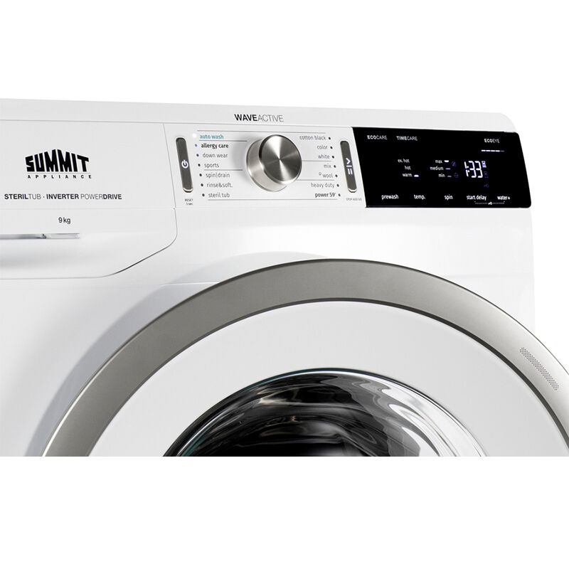 Summit 24 in. 2.3 cu. ft. Stackable Front Load Washer - White, , hires