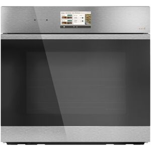 Cafe 30 in. 5.0 cu. ft. Smart Electric Single Wall Oven with True European Convection - Platinum Glass, , hires