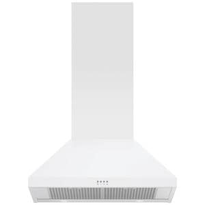 Fisher & Paykel Series 7 30 in. Convertible Chimney Style Range Hood with 600 CFM, 3 Fan Speeds & 2 LED Lights - White, , hires