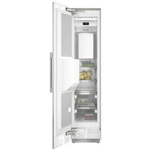 Miele MasterCool Series 18 in. 7.8 cu. ft. Built-in Smart Compact Upright Freezer with Ice-Maker & Adjustable Shelves - Stainless Steel, , hires