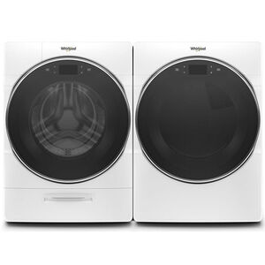 Whirlpool 27 in. 7.4 cu. ft. Electric Dryer with 7 Dryer Programs, 3 Dry Options, Sanitize Cycle, Wrinkle Care & Sensor Dry - White, , hires