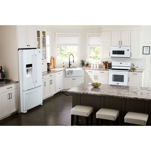 Maytag 24 in. Front Control Dishwasher with 50 dBa Sound Level & Pocket - White, White, hires