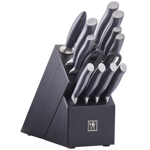 Henckels Graphite 13-pc Knife Set with Block - Stainless Steel, , hires