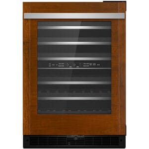 JennAir 24 in. Undercounter Wine Cooler with Wood Racks, Dual Temperature Zones & 45 Bottle Capacity - Custom Panel Ready, , hires
