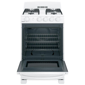 Hotpoint 24 in. 2.9 cu. ft. Gas Range with 4 Sealed Burners - White, , hires