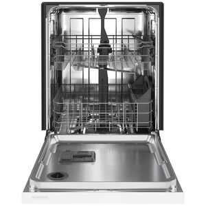 Maytag 24 in. Front Control Dishwasher with 50 dBa Sound Level & Pocket - White, White, hires