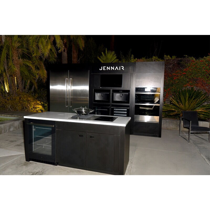 JennAir Noir 24 in. 5.2 cu. ft. Built-In Undercounter Refrigerator - Black, , hires