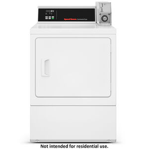 Speed Queen DV6 27 in. 7.0 cu. ft. Commercial Electric Dryer - White, , hires