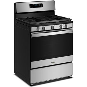 Whirlpool 30 in. 5.1 cu. ft. Gas Range with 5 Sealed Burners - Stainless Steel, , hires