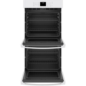 GE 27 in. 8.6 cu. ft. Electric Smart Double Wall Oven With Self Clean - White, White, hires