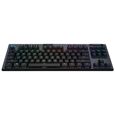 Logitech G915 TKL Tenkeyless Lightspeed Wireless RGB Mechanical Gaming Keyboard - Carbon | 920-009529