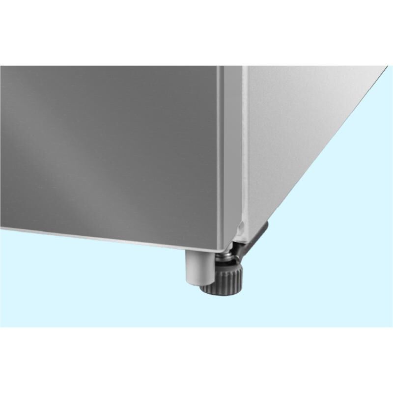 Midea 22 in. 10.1 cu. ft. Counter Depth Garage-Ready Top Freezer Refrigerator - Stainless Steel, , hires