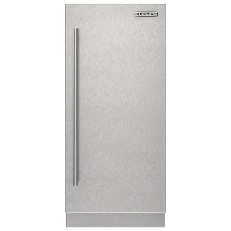 Sub-Zero Designer Series Undercounter 15 in. Right Hinge Stainless Steel Solid Door Panel with Tubular Handle, , hires