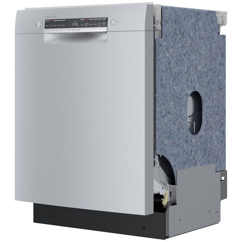 Bosch 300 Series 24 in. Front Control Smart Dishwasher with 46 dBa Sound Level, PureDry & Pocket - Stainless Steel, , hires