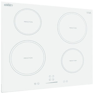Summit 24 in. 4-Burner Induction Cooktop - White, , hires