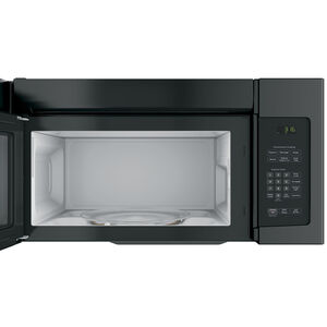 GE 30 in. 1.6 cu. ft. 950W Over-the-Range Microwave with 300 CFM - Black, Black, hires